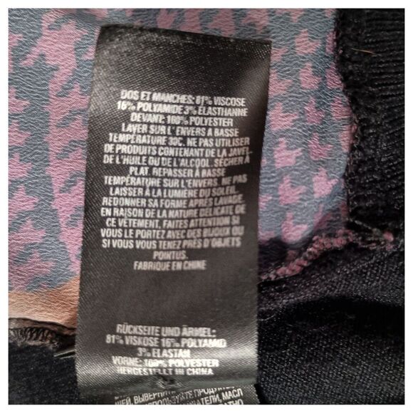 Ted Baker Sweater 2 - 4 Womens Multicolor Teeah Long Sleeve Crew Neck Cardigan - Picture 3 of 6